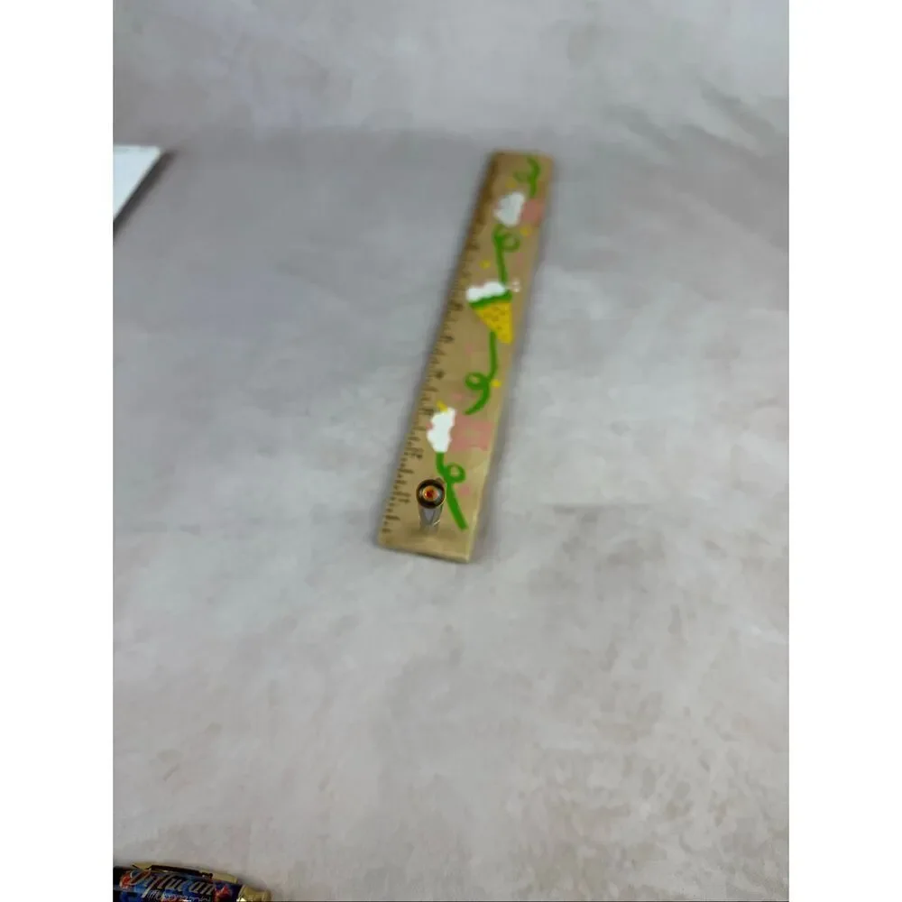 Vintage Metal Mechanical Pencil Blue and Gold Writes